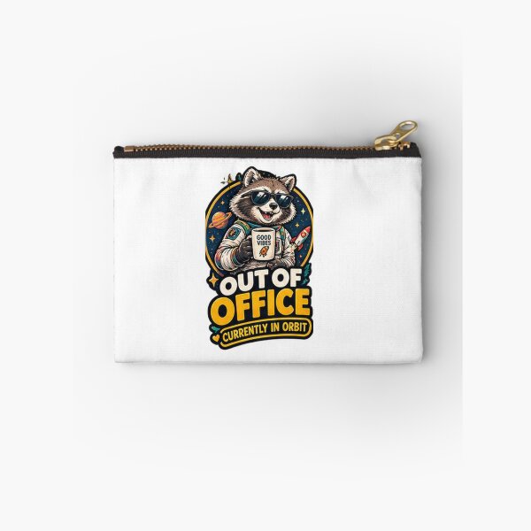 Item preview, Out of Office Currently in Orbit – Funny Raccoon Space Design designed and sold by HSE1.