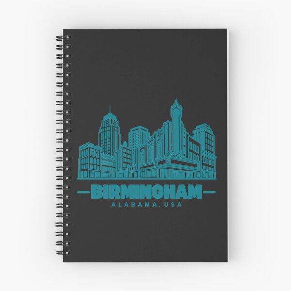Item preview, Póster con el horizonte de Birmingham, Alabama, EE. UU. (Arte lineal) designed and sold by CMYKStudio.
