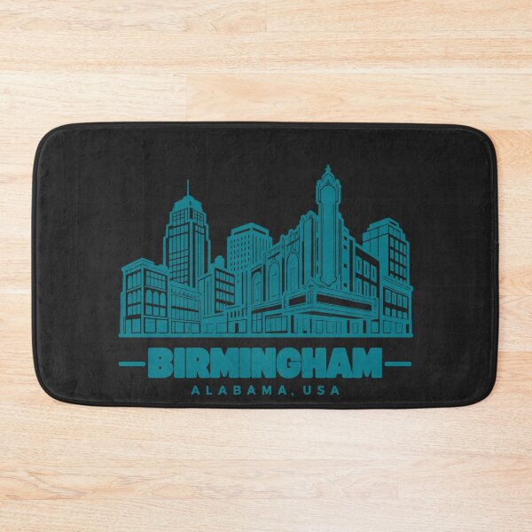 Item preview, Birmingham Alabama USA Line Art Skyline Poster designed and sold by CMYKStudio.