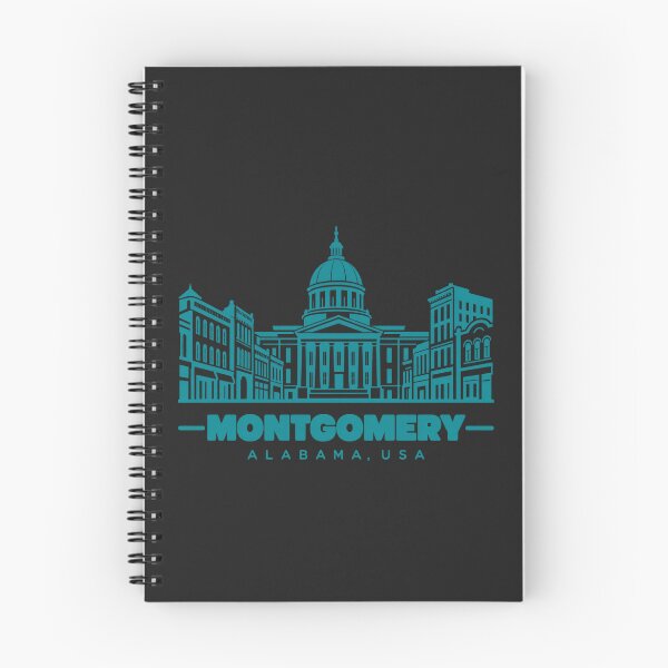 Aperçu de l'œuvre Affiche de monument de Montgomery, Alabama, États-Unis (dessin au trait) créée et vendue par CMYKStudio.