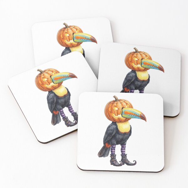 Item preview, Pumpkin Head Toucan designed and sold by Tiffany Roy.