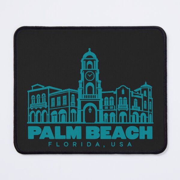 Item preview, Palm Beach Florida USA Line Art Coastline Poster designed and sold by CMYKStudio.