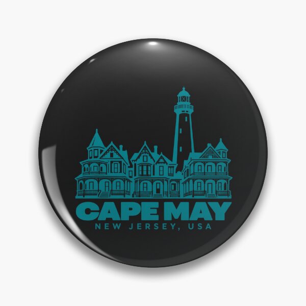Item preview, Cape May New Jersey USA Line Art Coastline Poster designed and sold by CMYKStudio.