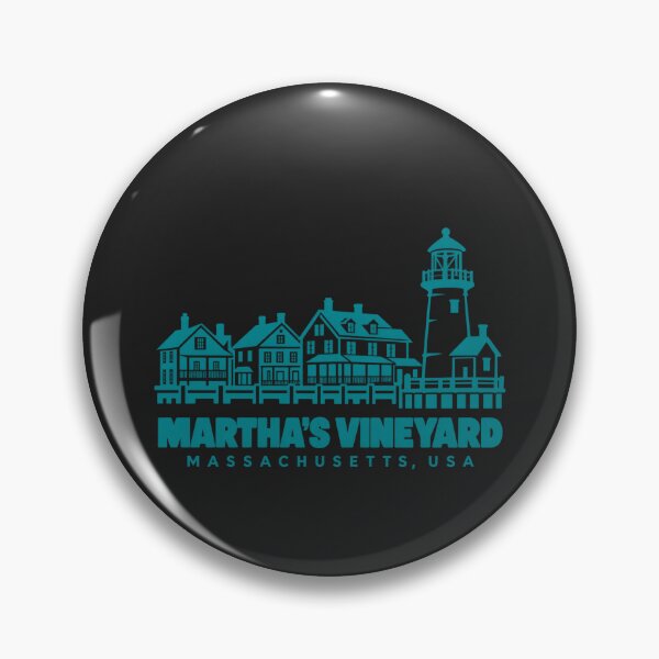 Item preview, Marthas Vineyard Massachusetts USA Line Art Coastline Poster designed and sold by CMYKStudio.