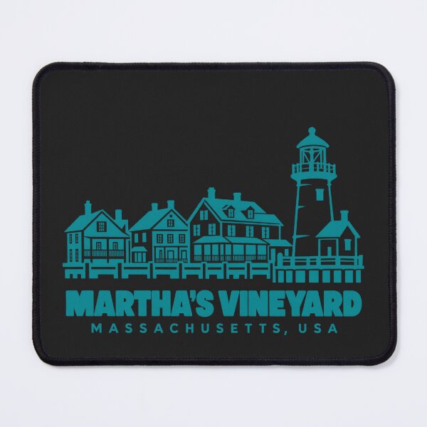 Item preview, Marthas Vineyard Massachusetts USA Line Art Coastline Poster designed and sold by CMYKStudio.