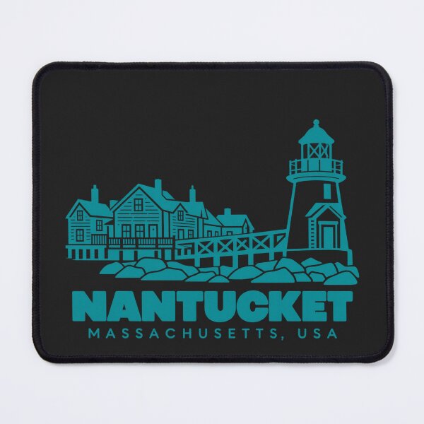 Item preview, Nantucket Massachusetts USA Line Art Coastline Poster designed and sold by CMYKStudio.