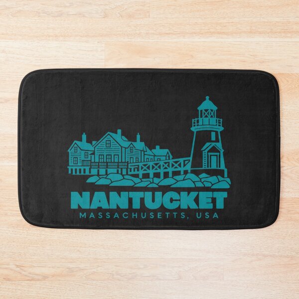 Item preview, Nantucket Massachusetts USA Line Art Coastline Poster designed and sold by CMYKStudio.
