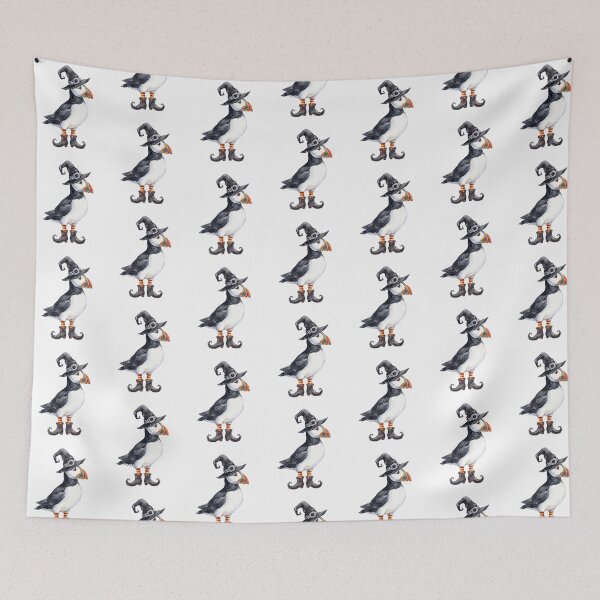 Item preview, Witchy Puffin designed and sold by Tiffany Roy.