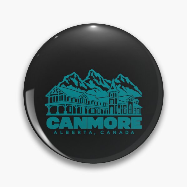 Item preview, Canmore Alberta Canada Line Art Landmark Poster designed and sold by CMYKStudio.