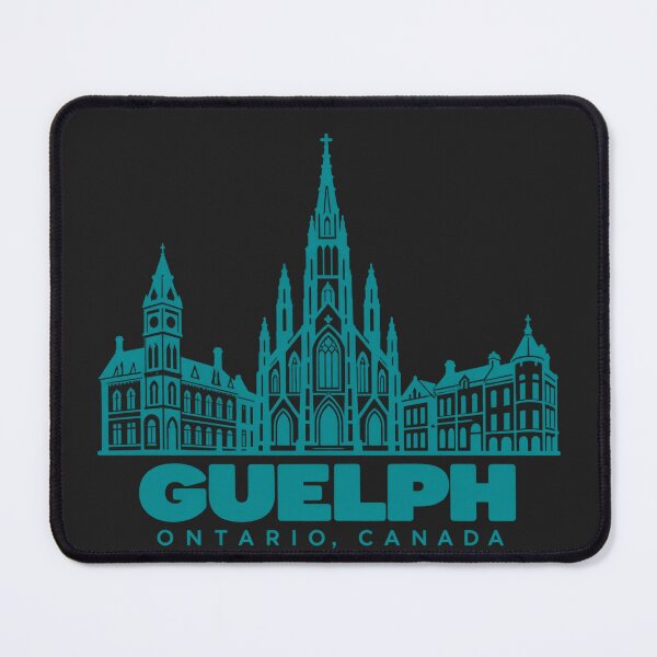Item preview, Guelph Ontario Canada Line Art Landmark Poster designed and sold by CMYKStudio.