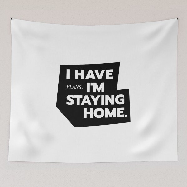 Item preview, I Have Plans I'm Staying Home - Funny Introvert designed and sold by offquote. by nttglyphs.