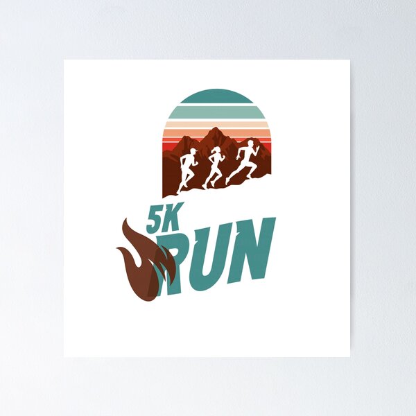 Item preview, Carrera familiar de 5 km completada. Camiseta de rendimiento para corredores de 5 km. designed and sold by darknessman666.