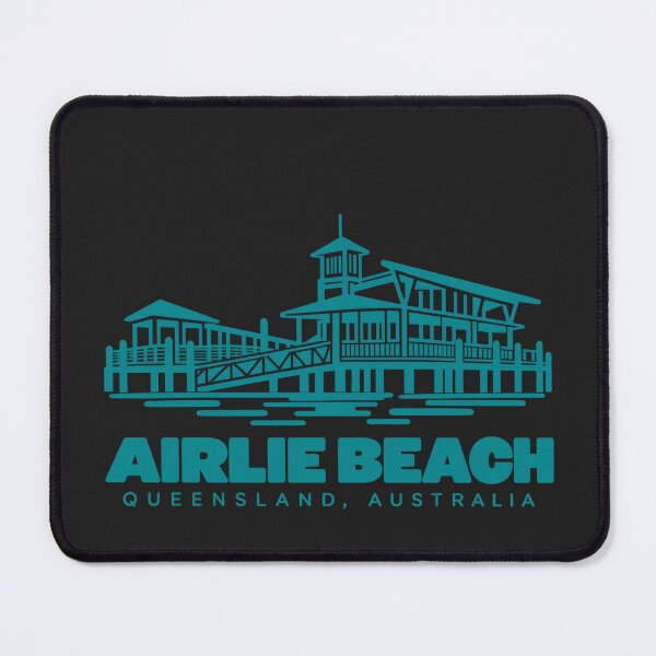 Item preview, Airlie Beach Queensland Australia Line Art Coastline Poster designed and sold by CMYKStudio.