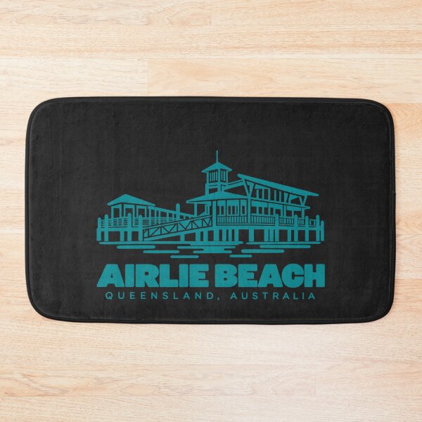 Item preview, Airlie Beach Queensland Australia Line Art Coastline Poster designed and sold by CMYKStudio.