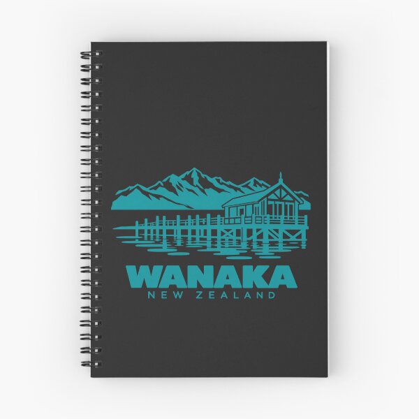 Item preview, Wanaka New Zealand Line Art Landmark Poster designed and sold by CMYKStudio.