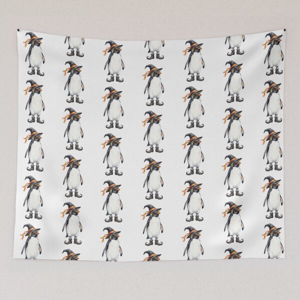 Aperçu de l'œuvre Pingouin sauteur sorcier créée et vendue par Tiffany Roy.