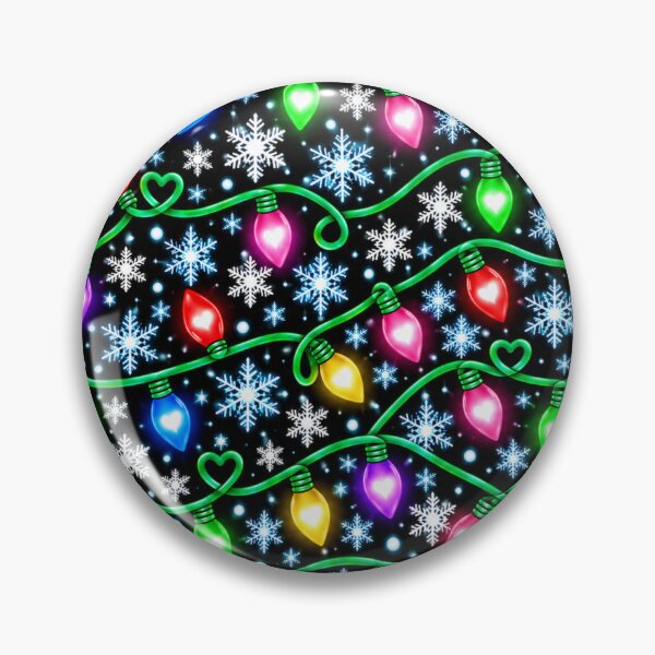 Artikelvorschau, Bunte Weihnachtslichter und eisige Schneeflocken entworfen und verkauft von Tetete.
