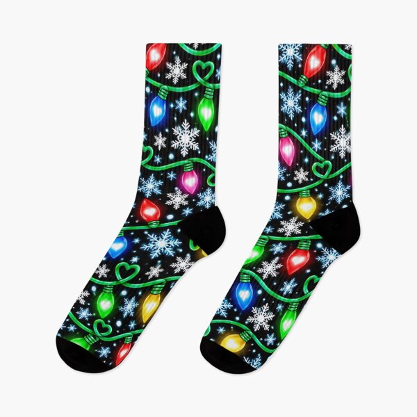 Item preview, Christmas lights colorful and Snowflakes Icy  designed and sold by Tetete.