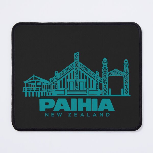 Item preview, Paihia New Zealand Line Art Coastline Poster designed and sold by CMYKStudio.