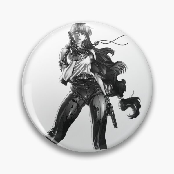 Item preview, Black Lagoon Roberta Death Greyscale designed and sold by uberpetard.