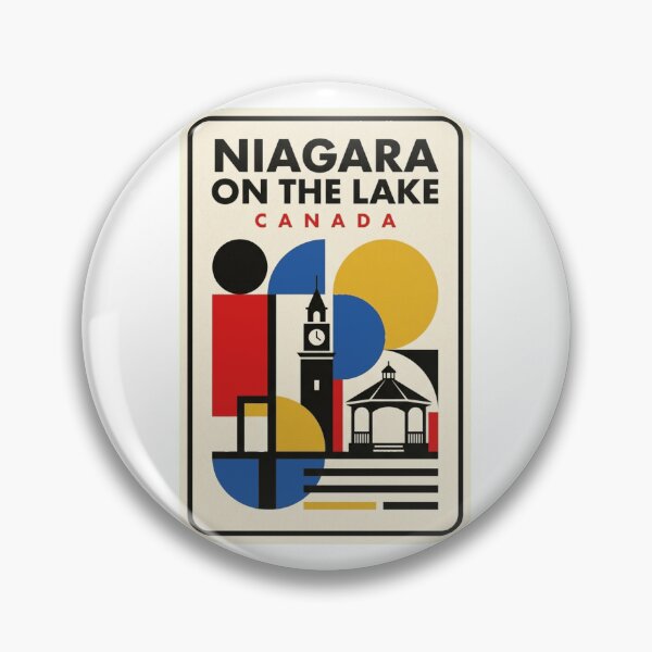 Item preview, Retro Niagara On The Lake Bauhaus Geometric Skyline designed and sold by k3rstman1.