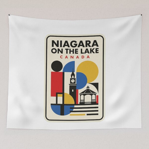 Artikelvorschau, Retro Niagara-on-the-Lake Bauhaus Geometrische Skyline entworfen und verkauft von k3rstman1.