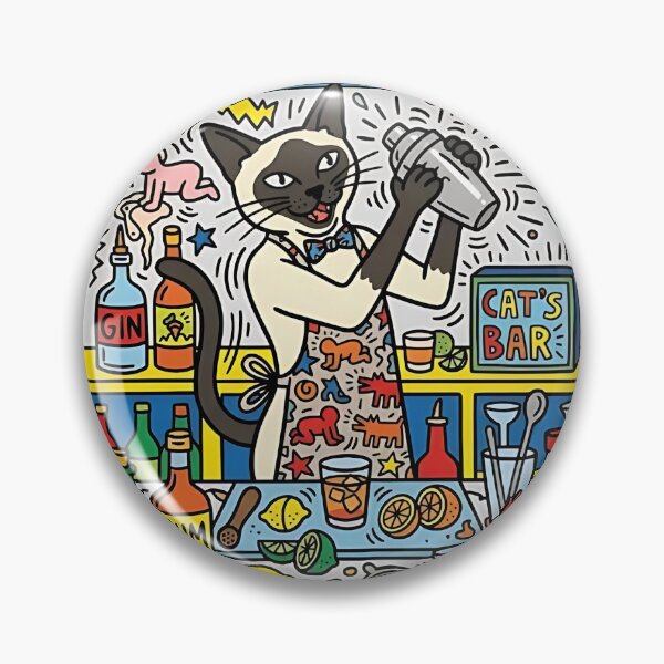 Item preview, Siamese Mixologist designed and sold by PictoVibe.