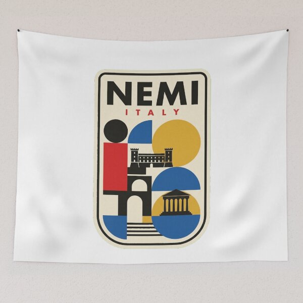 Item preview, Retro Nemi Bauhaus Geometric Skyline designed and sold by k3rstman1.