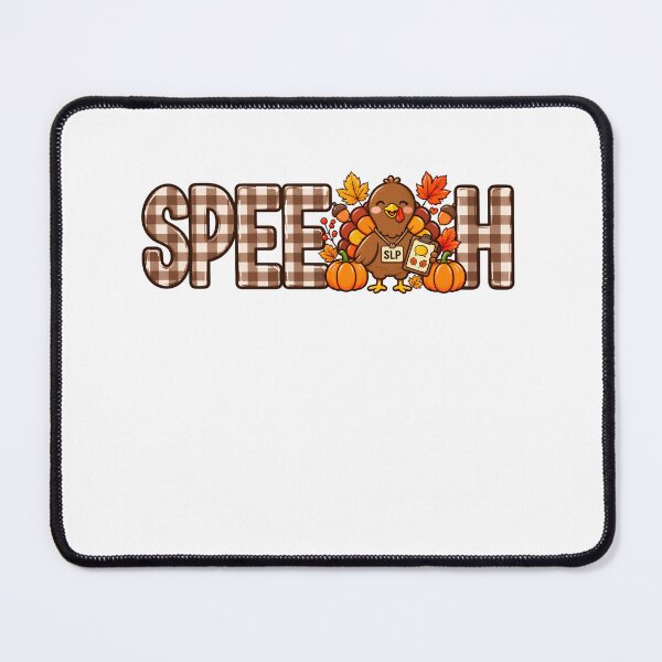 Item preview, Speech Language Pathologist Thanksgiving Speech SLP Therapist Fall designed and sold by NovaPixelArtCo.