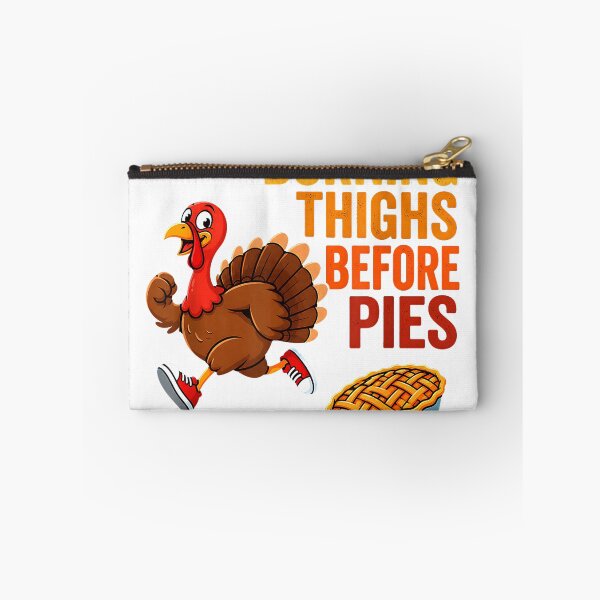 Item preview, Burning Thighs Before Pies Thanksgiving Turkey Trot T-Shirt designed and sold by BlaqboyDesigns.