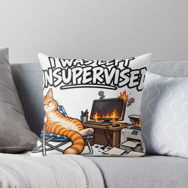 Item preview, I was left unsupervised (cat version) designed and sold by TV Shows for ALL.