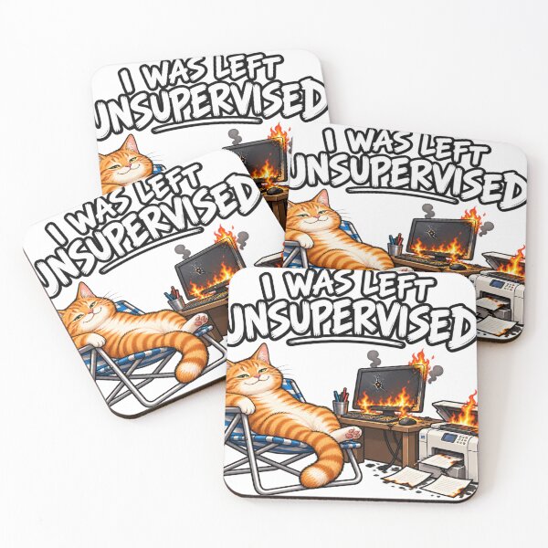 Item preview, I was left unsupervised (cat version) designed and sold by TV Shows for ALL.