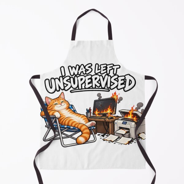 Item preview, I was left unsupervised (cat version) designed and sold by TV Shows for ALL.