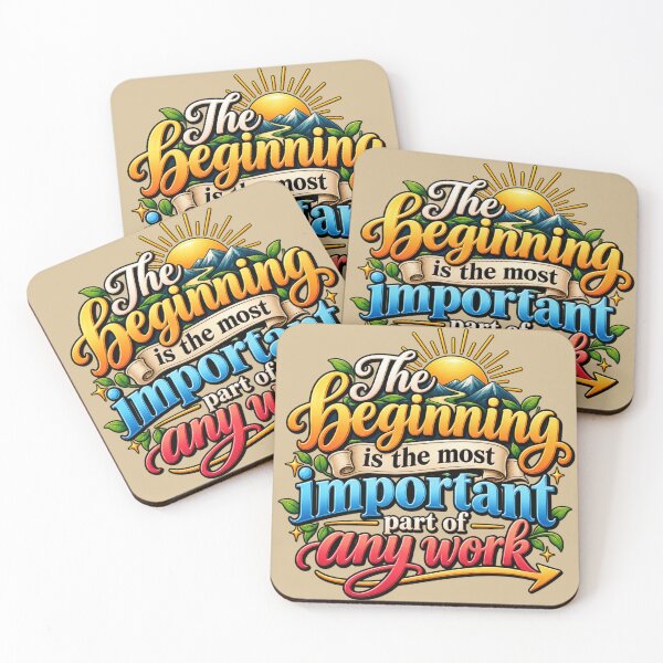 Item preview, The Power of a Strong Beginning designed and sold by Quote Gallery.