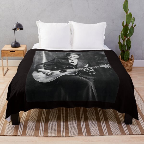 Item preview, Vintage Blues Musician Guitarist Portrait designed and sold by Scratch-Rainbow.
