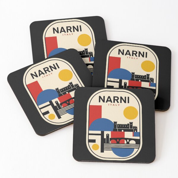 Item preview, Retro Narni Bauhaus Geometric Skyline designed and sold by k3rstman1.