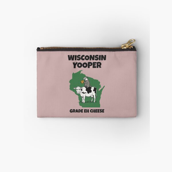 Item preview, Queso Eh Gratuito de Grado Yooper de Wisconsin Vaca y Tejón Divertidos designed and sold by 2BrokeYoopers.