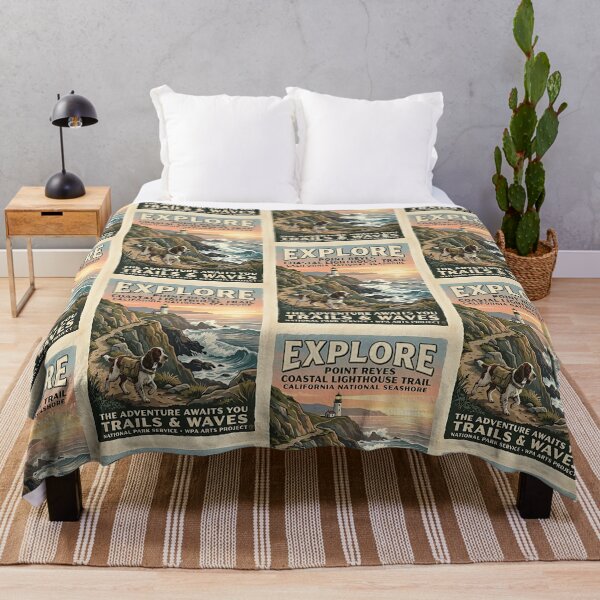 Item preview, English Cocker Spaniel Coastal Explorer designed and sold by PictoVibe.