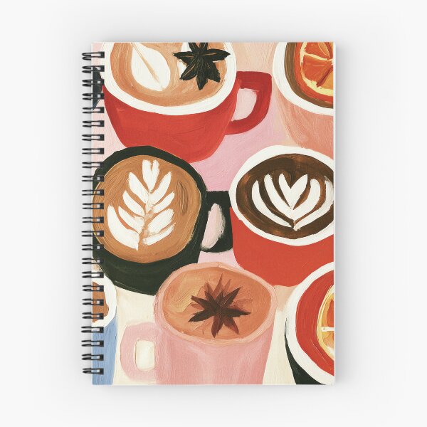 Item preview, Colorful Coffee Mug Collection with Creative Latte Art Fruit Garnishes and Inviting Beverage Variety designed and sold by OlfactoART Studio.