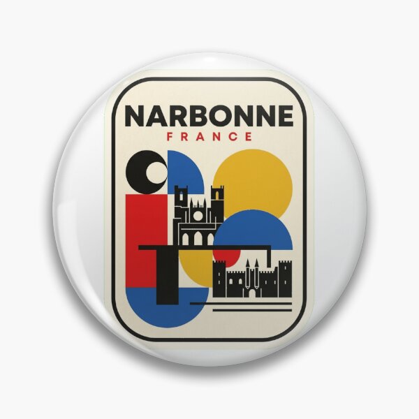 Item preview, Retro Narbonne Bauhaus Geometric Skyline designed and sold by k3rstman1.