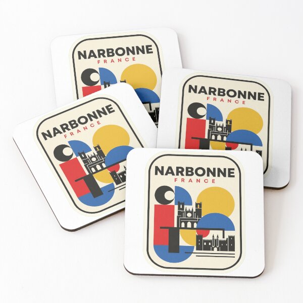 Item preview, Retro Narbonne Bauhaus Geometric Skyline designed and sold by k3rstman1.
