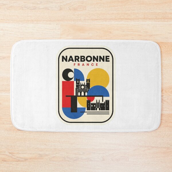 Item preview, Retro Narbonne Bauhaus Geometric Skyline designed and sold by k3rstman1.