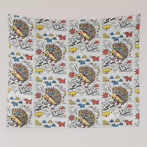Item preview, African Pygmy Hedgehog Detective designed and sold by PictoVibe.