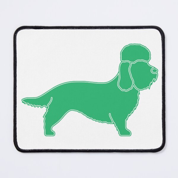 Item preview, Copy of Dandie Dinmont Terrier Green and White Silhouette designed and sold by kyravreeland.