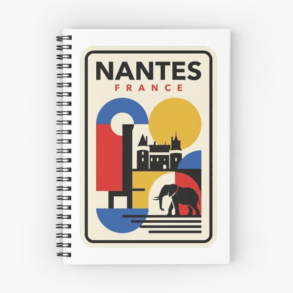 Item preview, Retro Nantes Bauhaus Geometric Skyline designed and sold by k3rstman1.