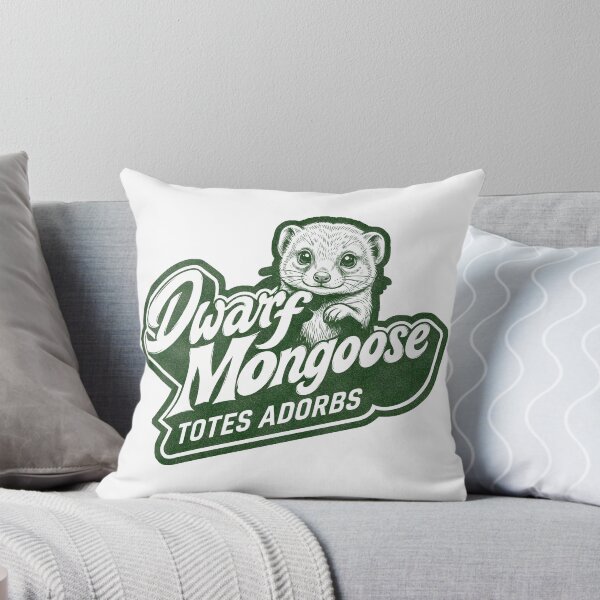 Item preview, Cute Dwarf Mongoose - Totes Adorbs  Moss Green Color designed and sold by LOVEARTDESIGN.