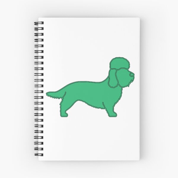 Item preview, Copy of Copy of Dandie Dinmont Terrier Green and Black Silhouette designed and sold by kyravreeland.