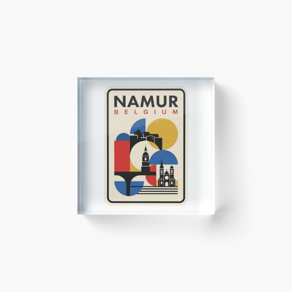 Item preview, Retro Namur Bauhaus Geometric Skyline designed and sold by k3rstman1.