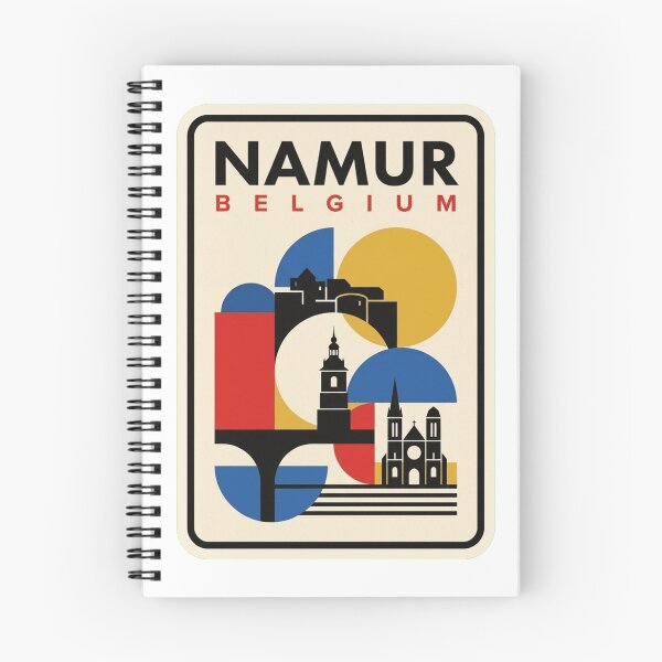 Item preview, Retro Namur Bauhaus Geometric Skyline designed and sold by k3rstman1.