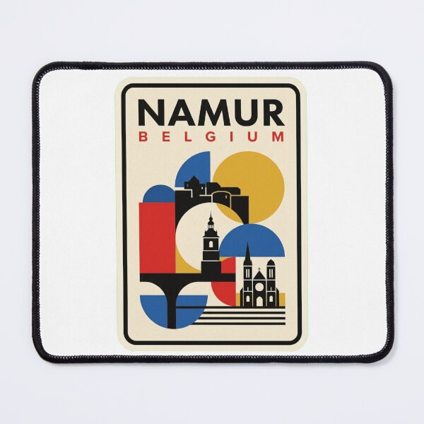 Item preview, Retro Namur Bauhaus Geometric Skyline designed and sold by k3rstman1.